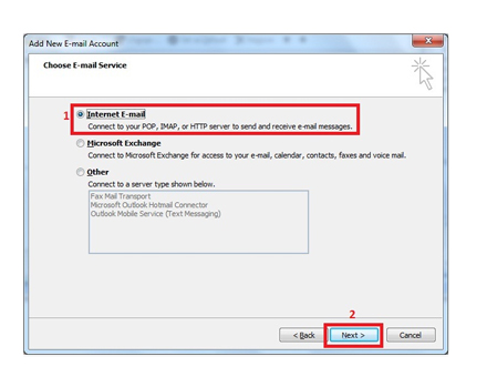 Outlook Configuration Settings