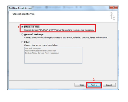 Outlook Configuration Settings