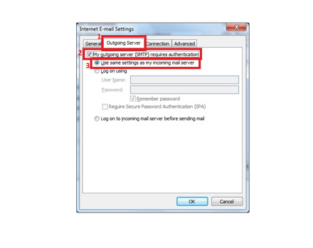 Outlook Configuration Settings